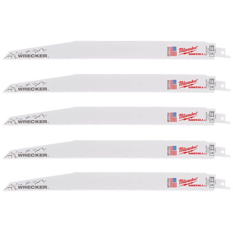 Lame scie sabre wrecker 300mm (x5)