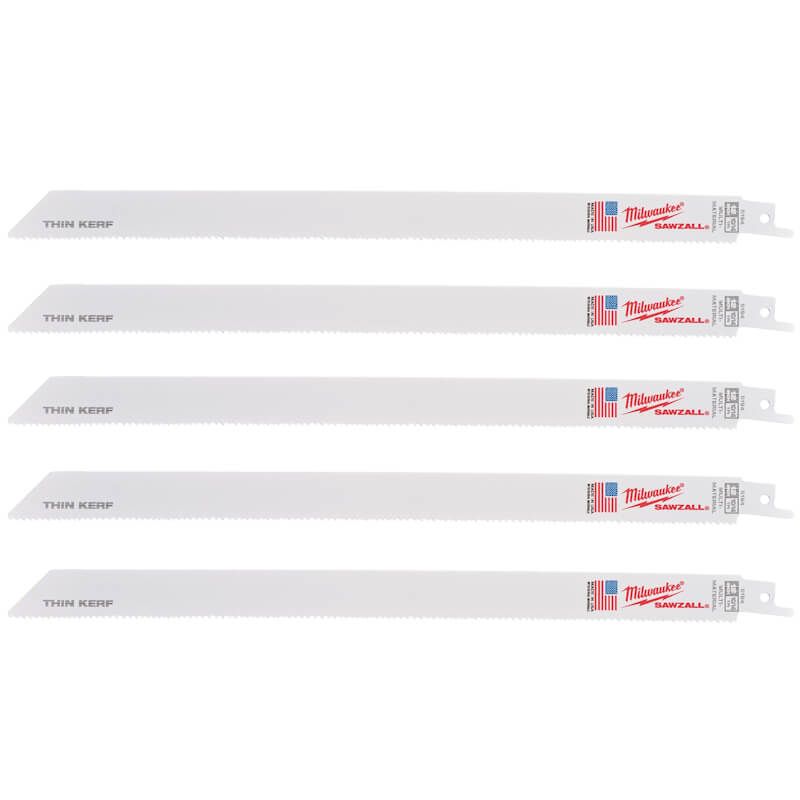 Lame scie sabre universelle 300mm (x5)