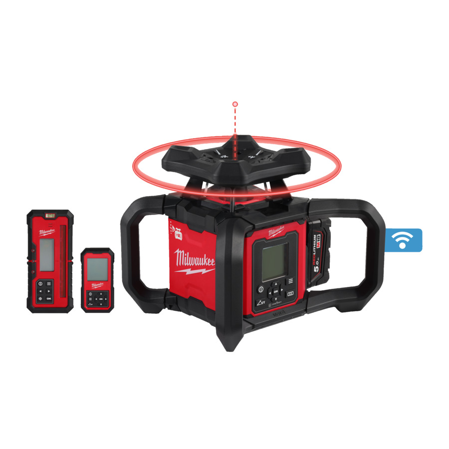 Laser rotatif a pente milwaukee m18