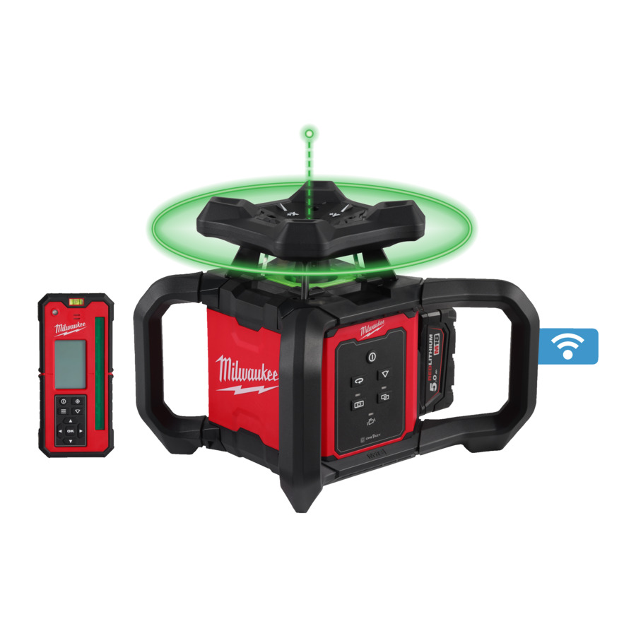 Laser rotatif milwaukee m18 rlohvg300-501