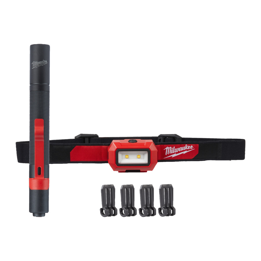 Led duo eclairage personnel milwaukee hl2ipl