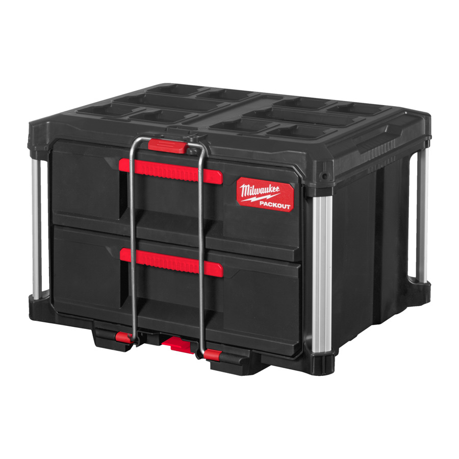 Packout coffret 2 tiroirs milwaukee