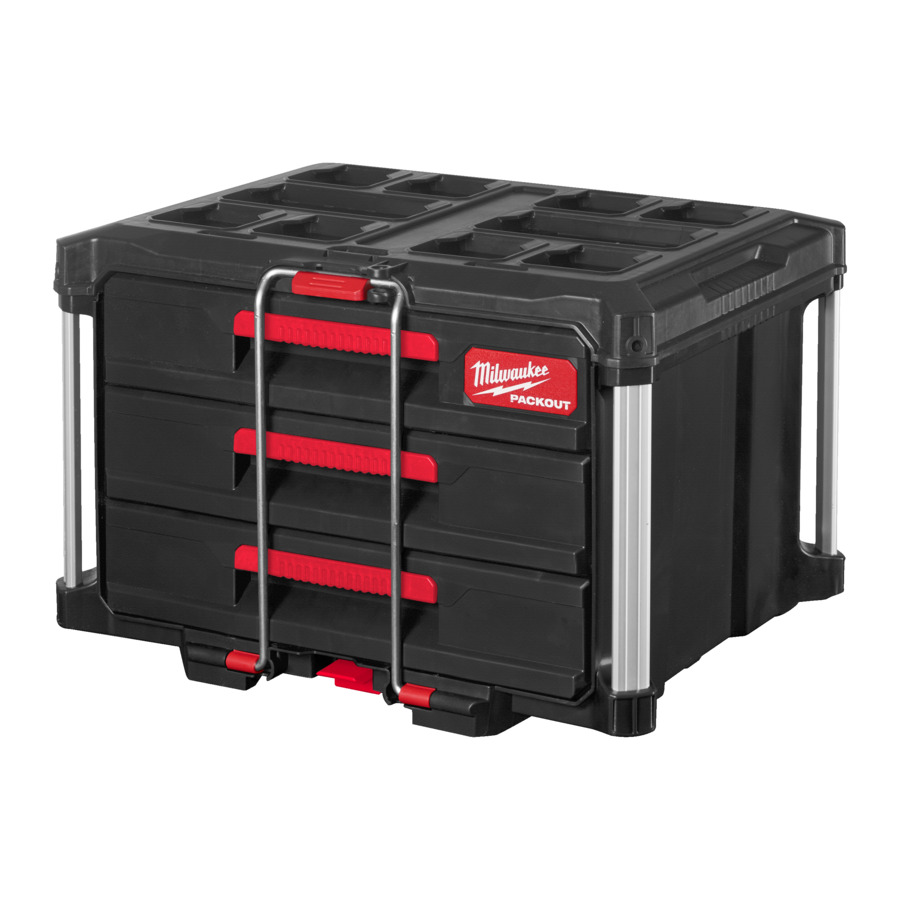 Packout coffret 3 tiroirs milwaukee