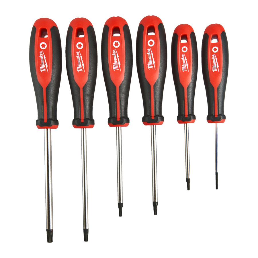 Set de 6 tournevis torx trilobe milwaukee
