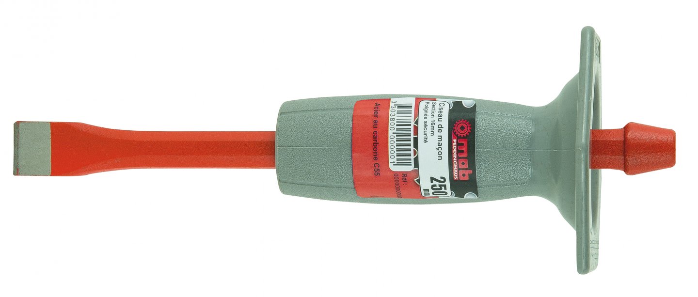 Ciseau de macon avec poignee plat 300