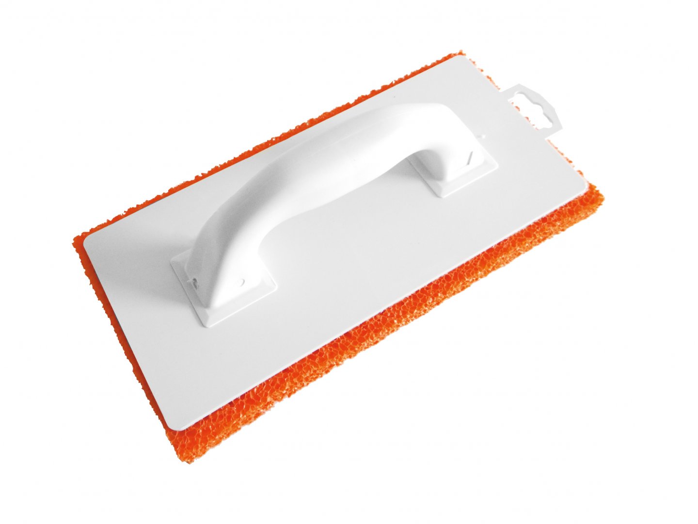 Frottoir monobloc spongieux orange 14x29cm