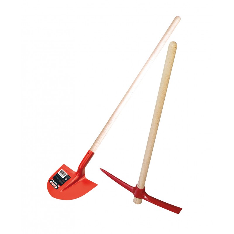 Lot pelle + pioche terrassier