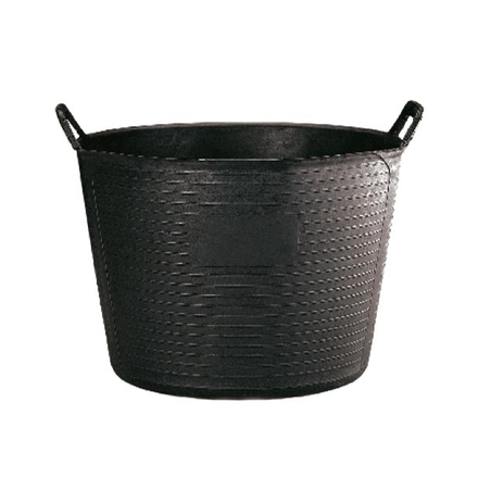 Seau souple noir plastique renforcé 40 litres