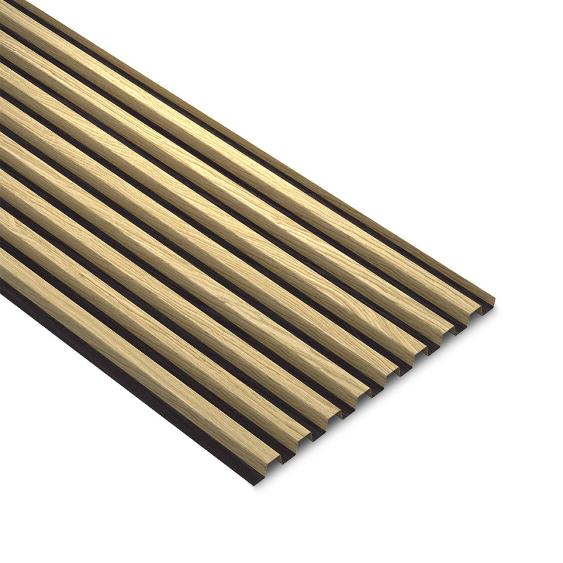 Parement métal tasseau 20x20mm imitation bois