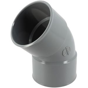 Coude pvc de 75 a 45° ff