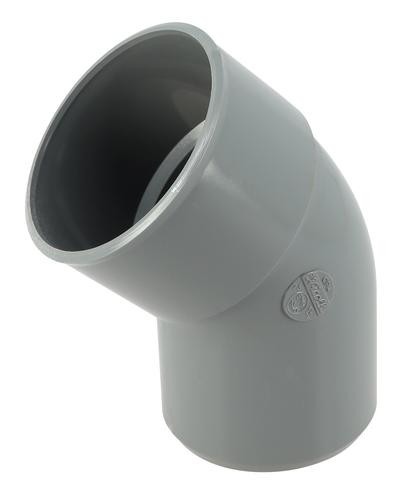 Coude pvc de 75 a 45° mf