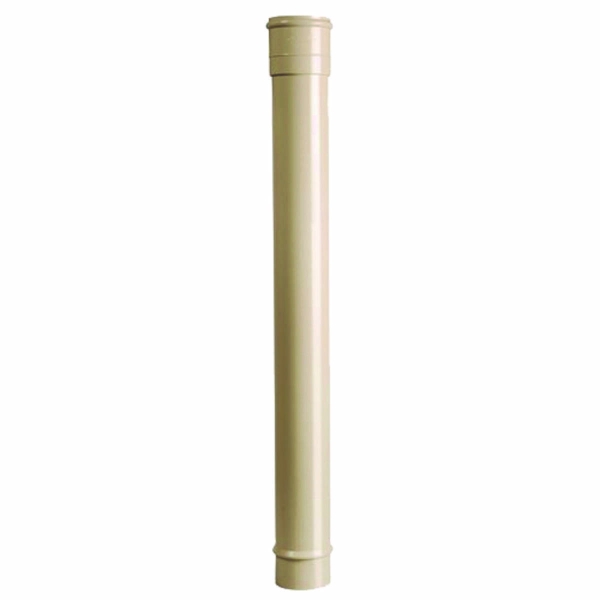 Dauphin pvc sable droit ø100 1m.
