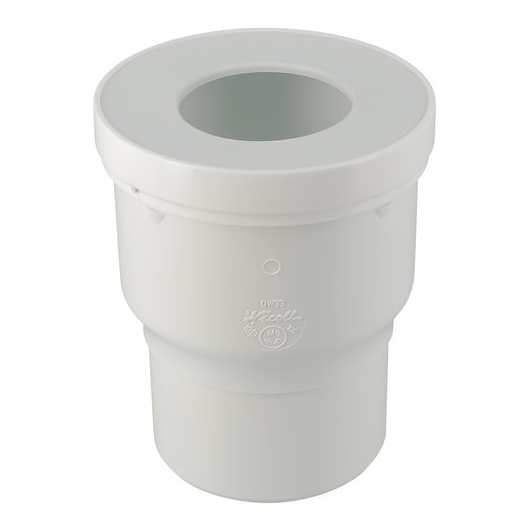 Pipe de wc sortie droite joint 85/107 d.100