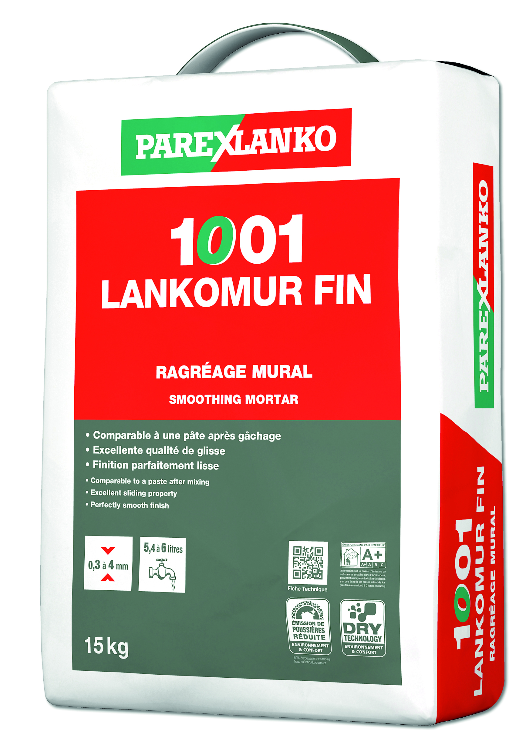 Enduit ragréage lankomur fin ref. 1001
