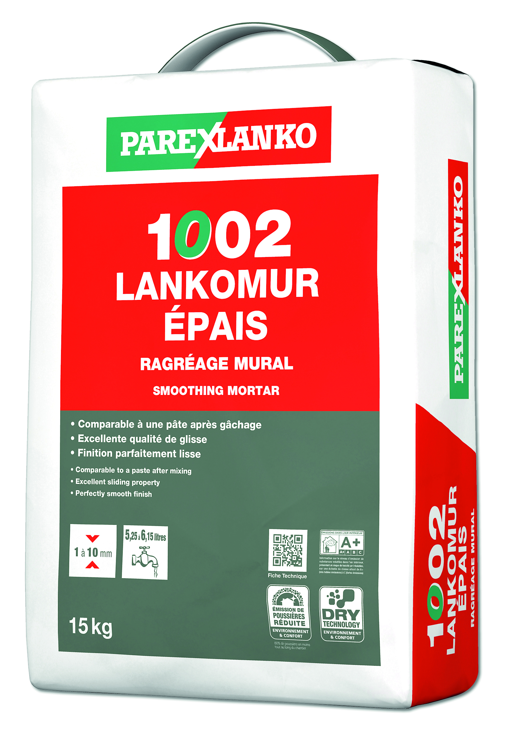 Enduit de ragréage lankomur épais gris
