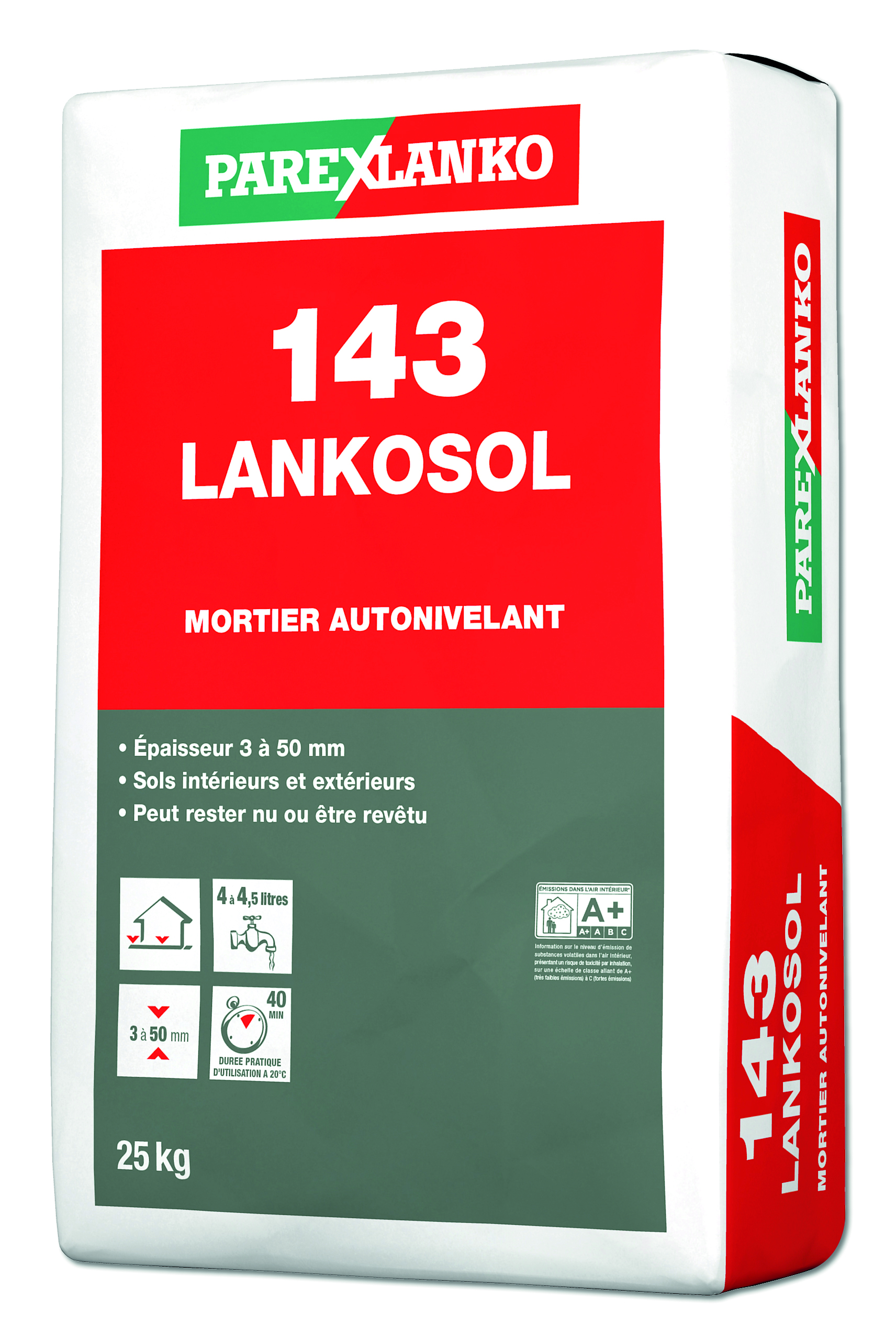 Ragréage sol lankosol 143 sac de 25 kg