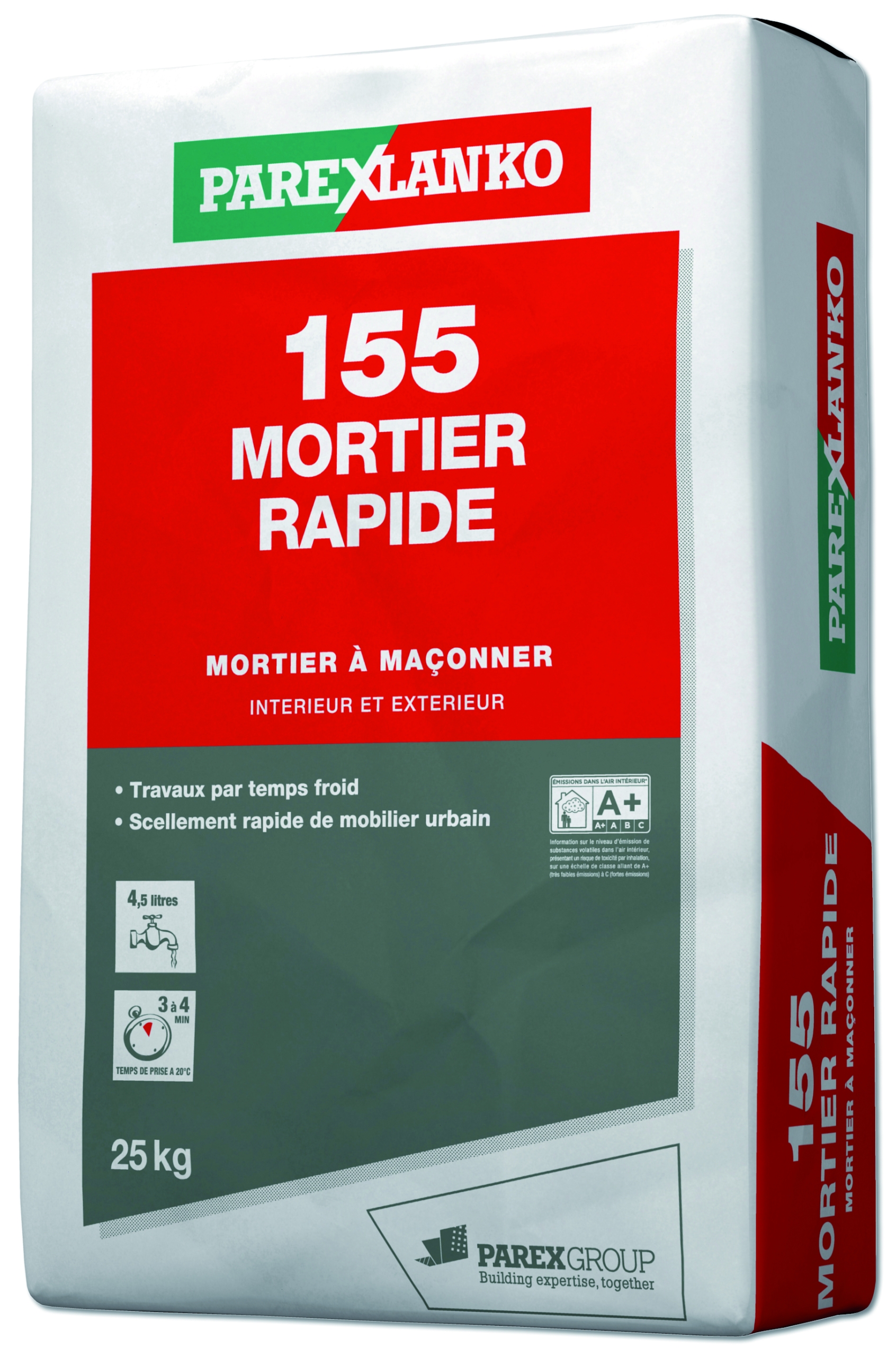 Mortier rapide en 25kg