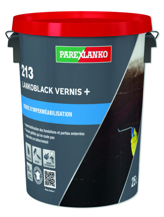 Noir imper lankoblack vernis 25l.