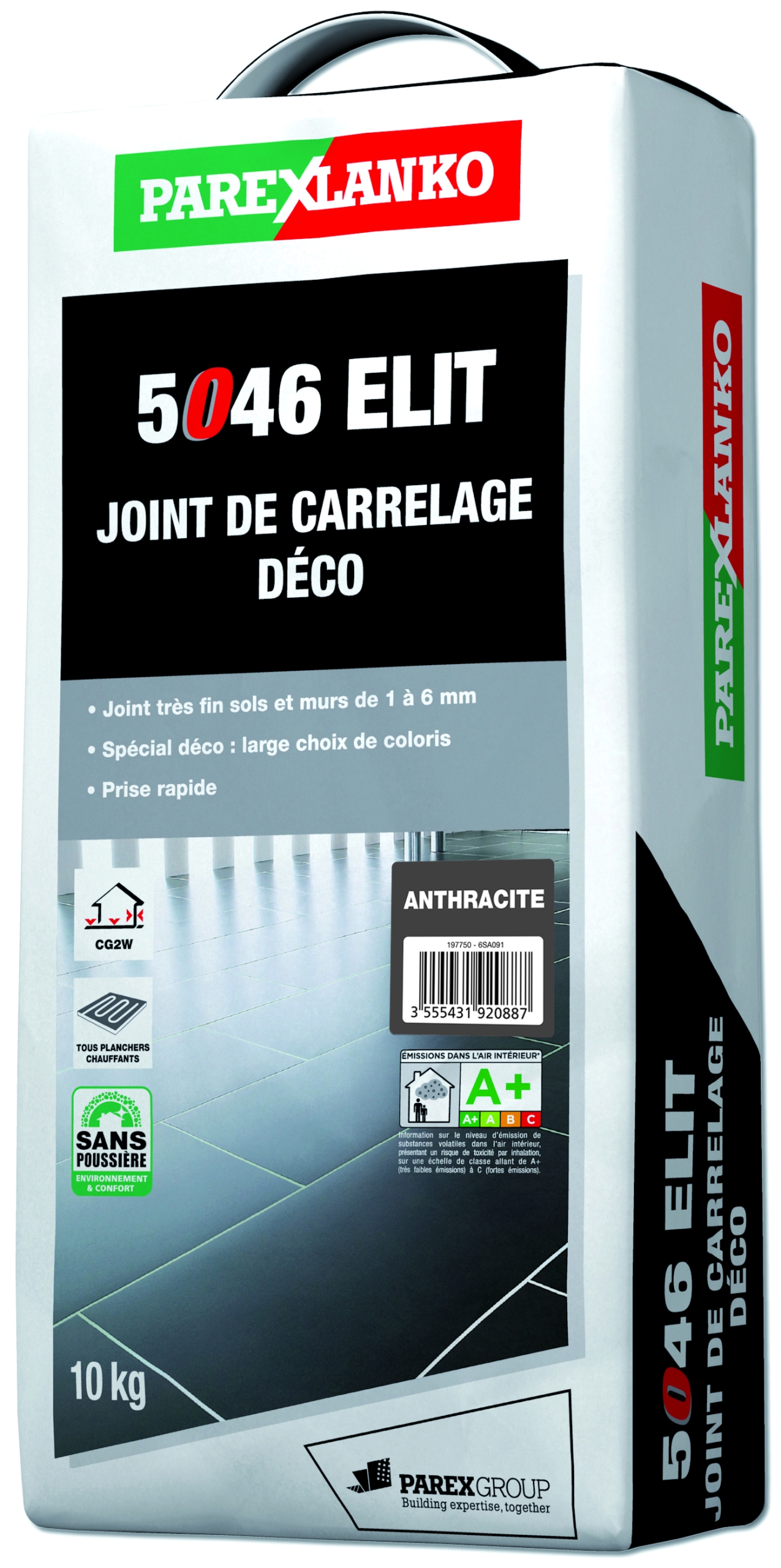 Prolijoint deco elit anthracite en 10 kg
