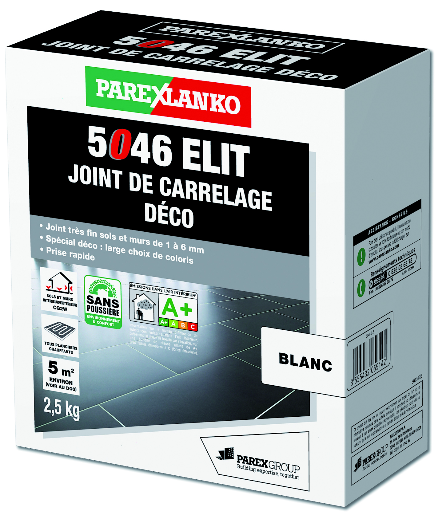 Prolijoint design blanc en 2,5 kg