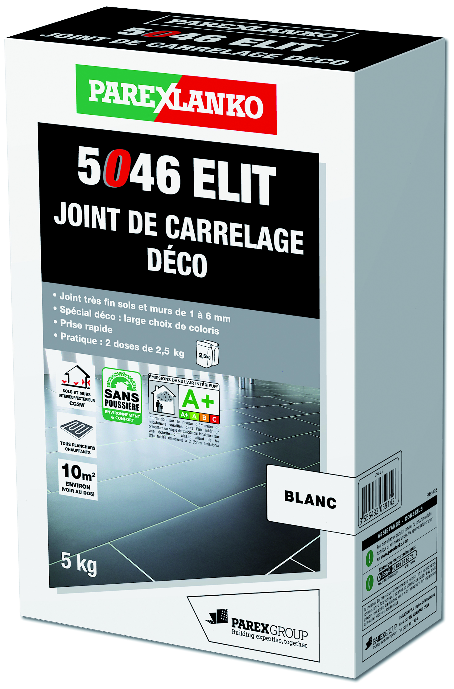 Prolijoint design blanc en 5 kg