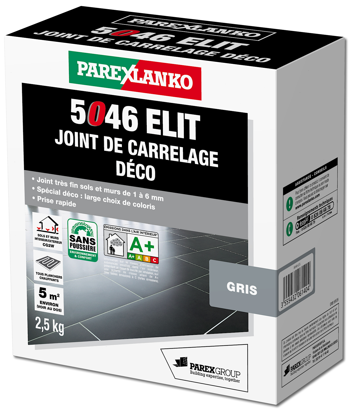 Prolijoint design gris ciment 2,5 kg