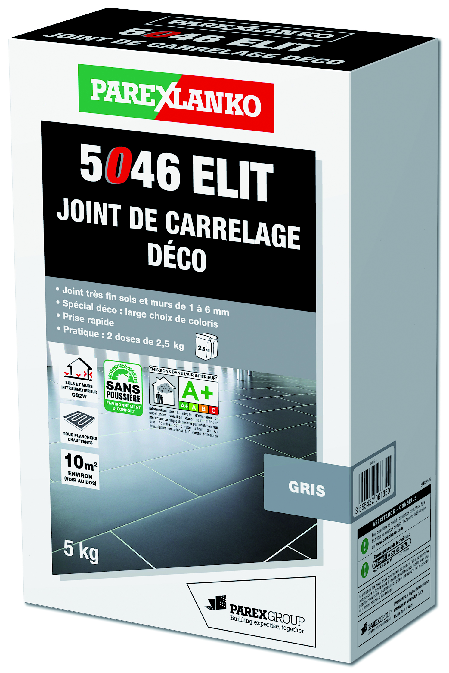 Prolijoint design gris ciment en 5 kg
