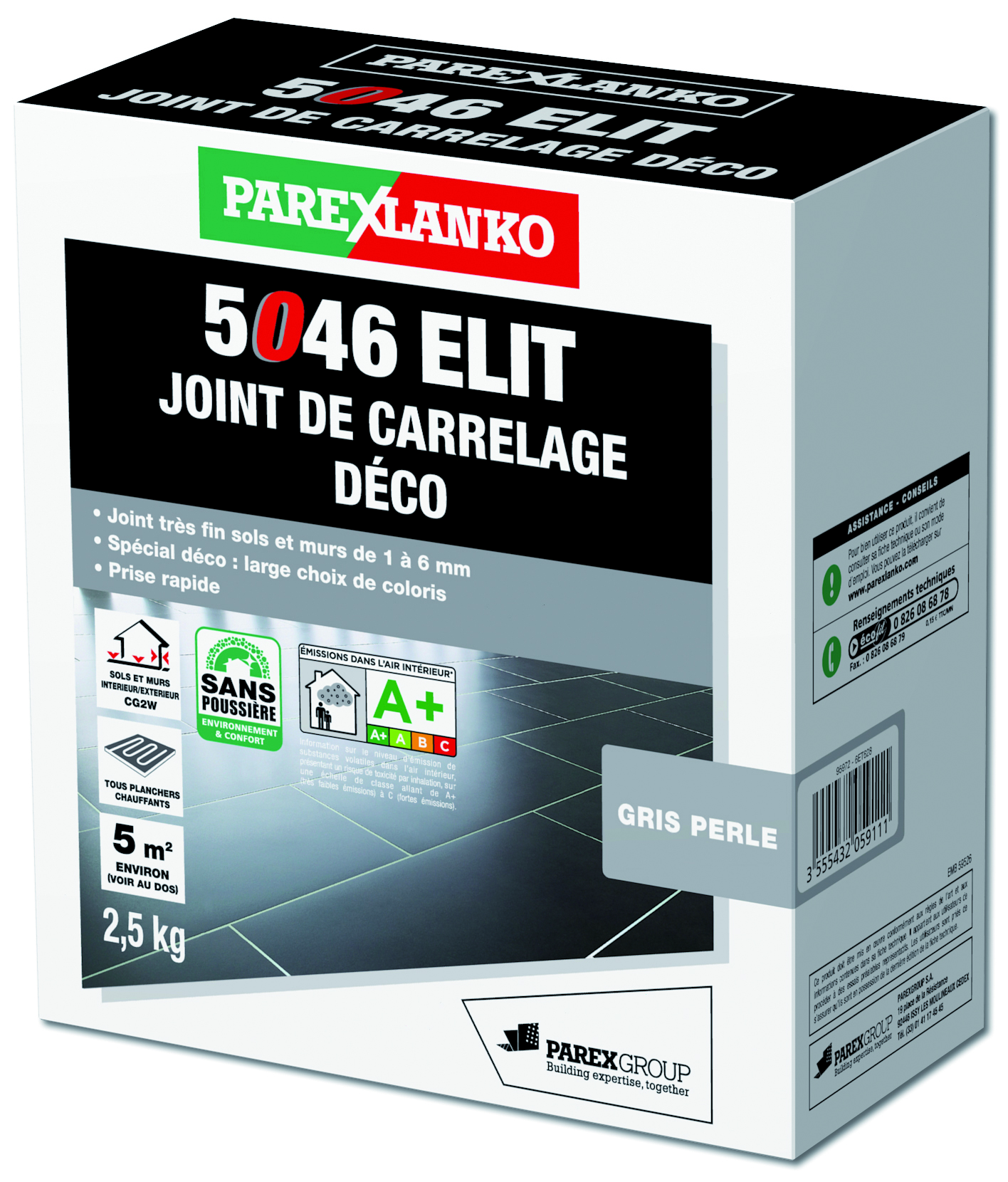 Prolijoint design gris perle 2,5 kg