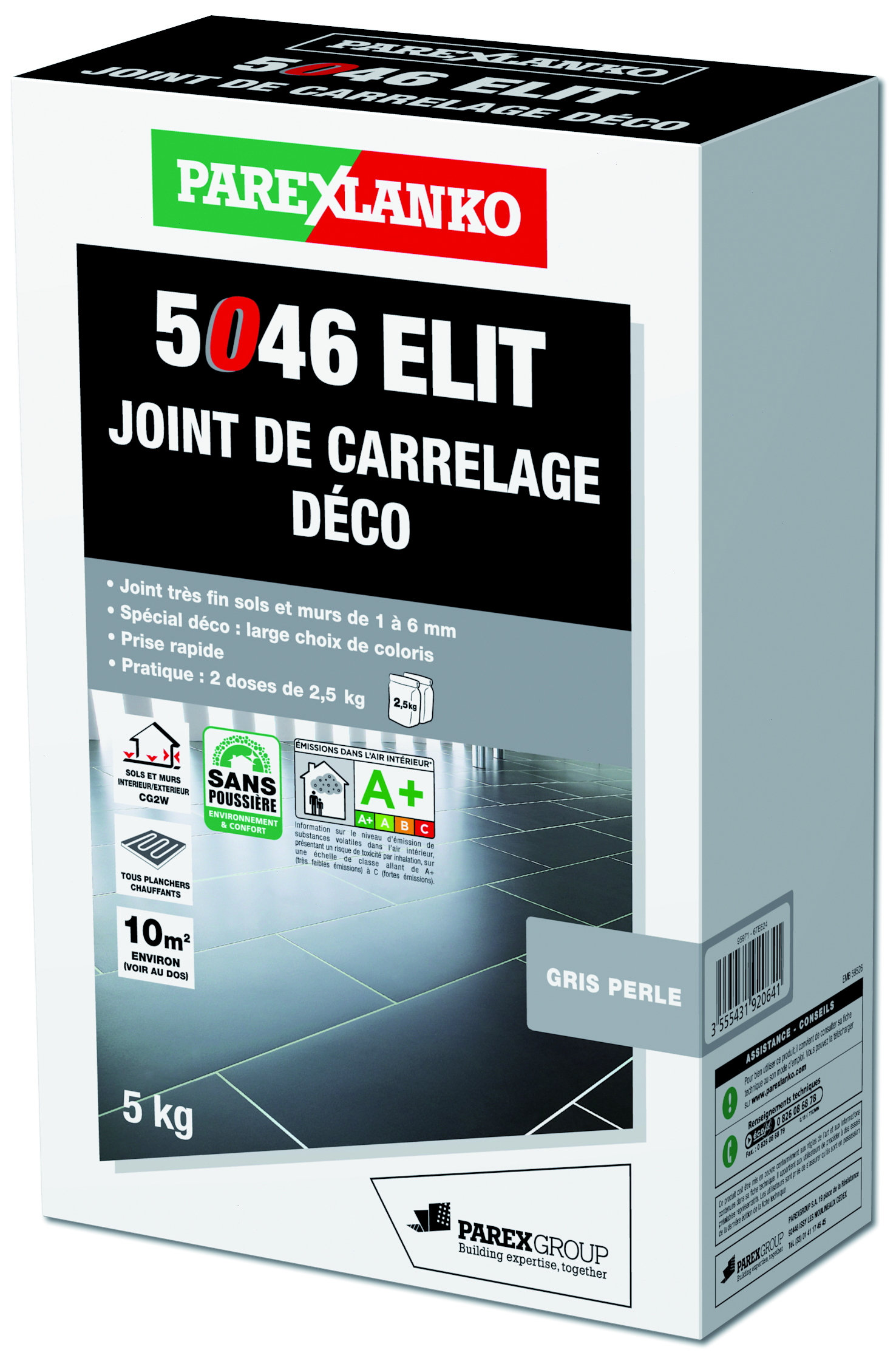 Prolijoint design gris perle en 5 kg