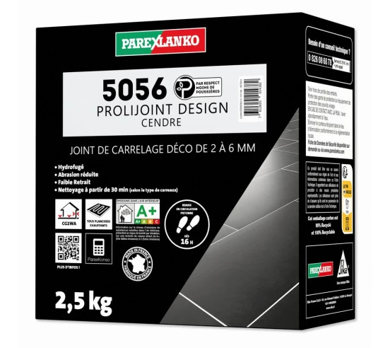 Prolijoint design cendre en 2,5 kg