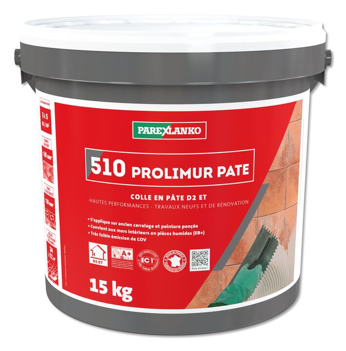 Prolimur pâte colle faïence blanc 15 kg