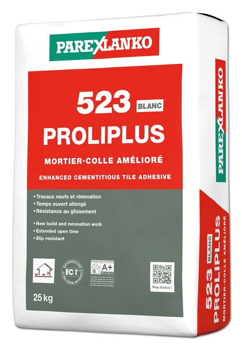 Proliplus blanc – colle carrelage 25kg