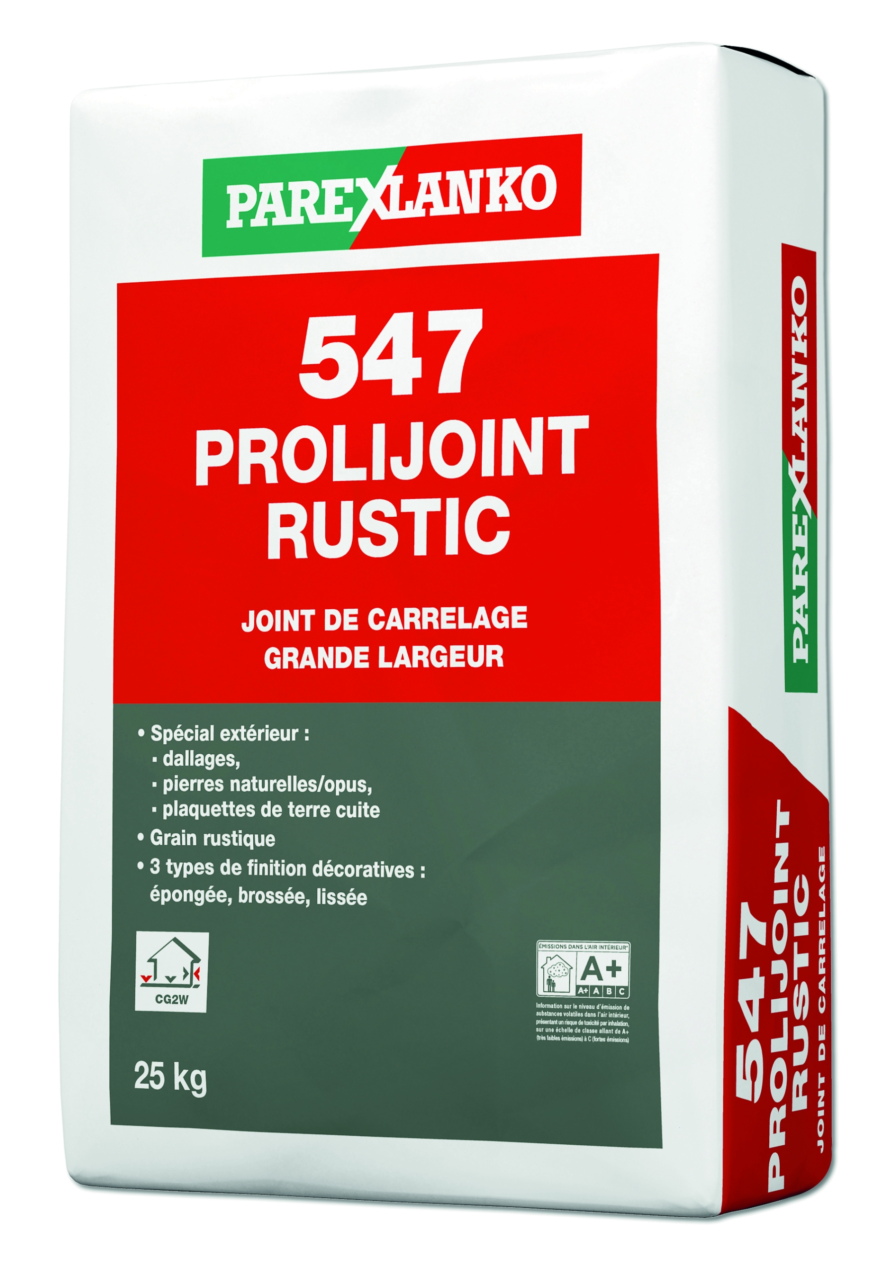 Ciment prolijoint rustic ton gris en 25 kg