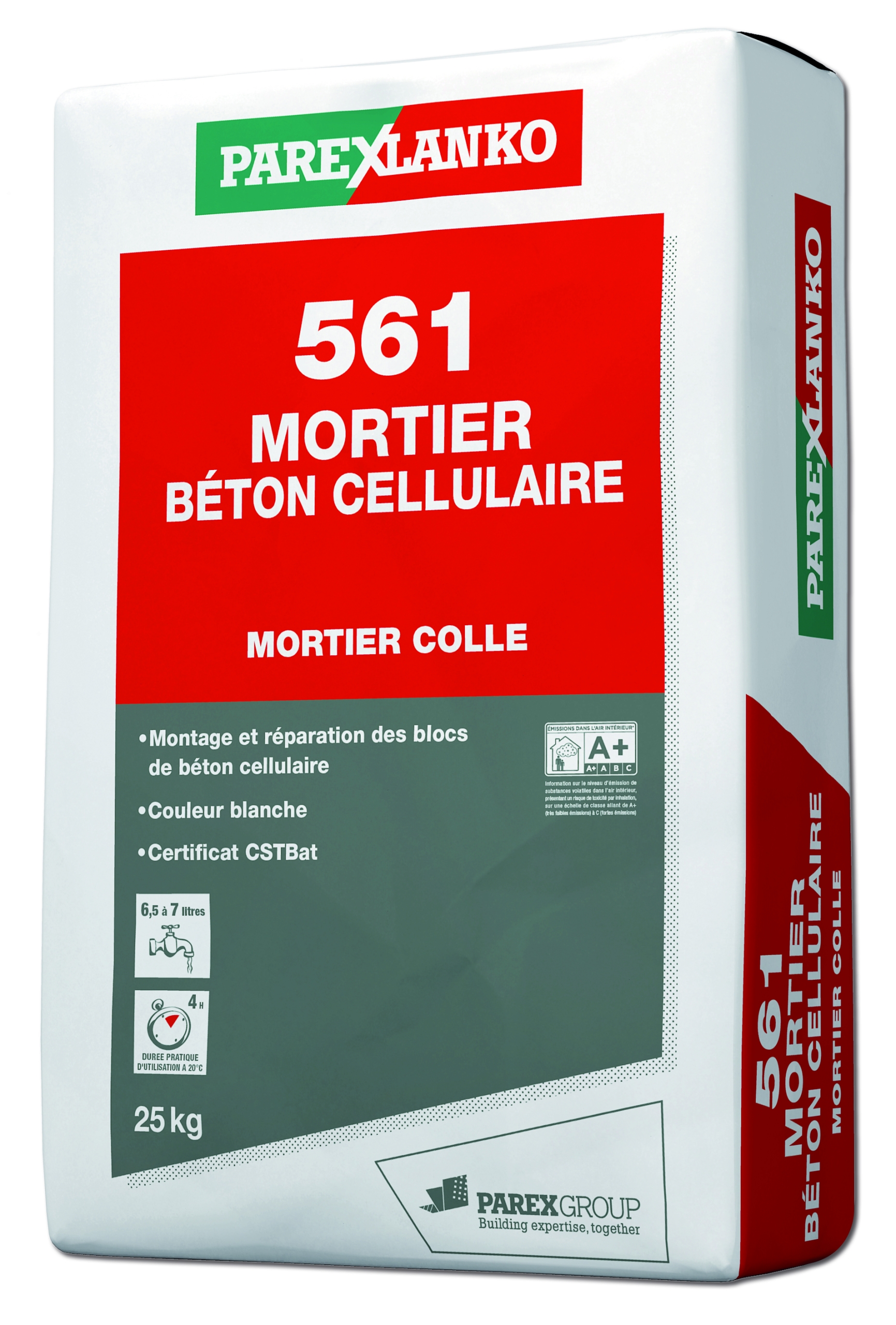 Colle beton cellulaire et bloc multichanvre