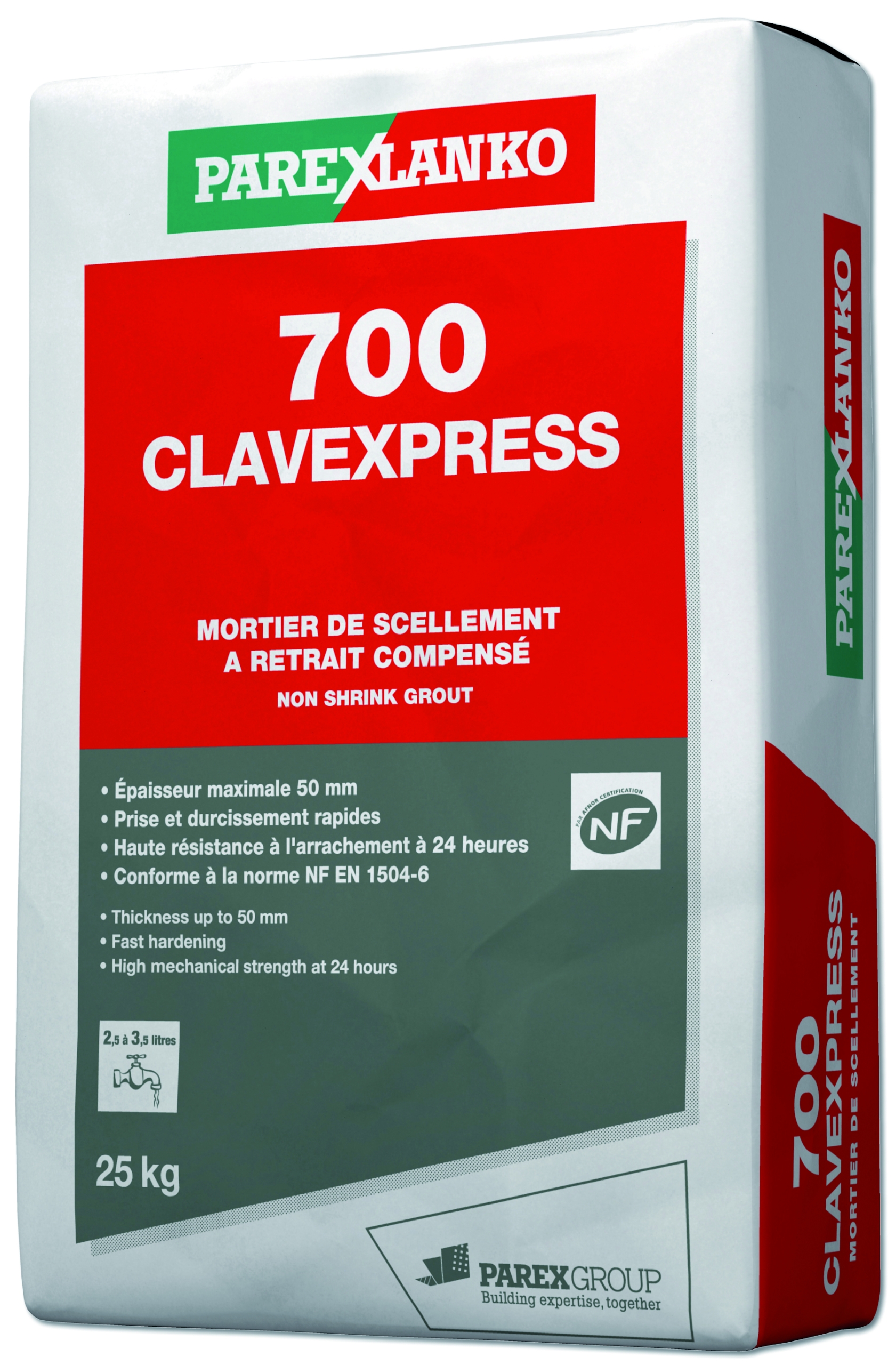 Clavexpress 700 sac de 25 kg