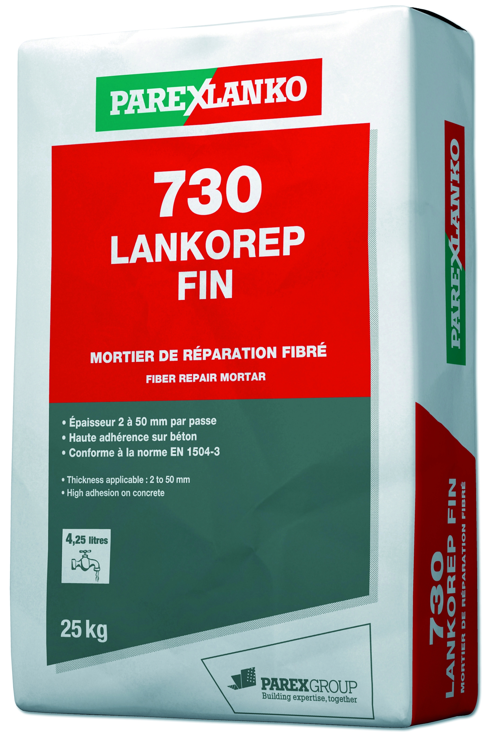 Mortier de reparation en 25 kg