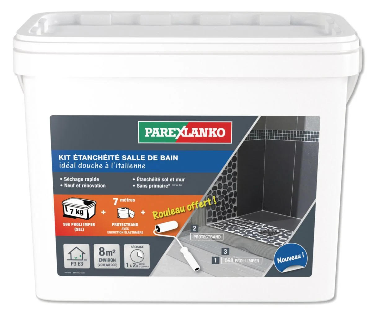Kit etancheite salle de bain pour 8m²