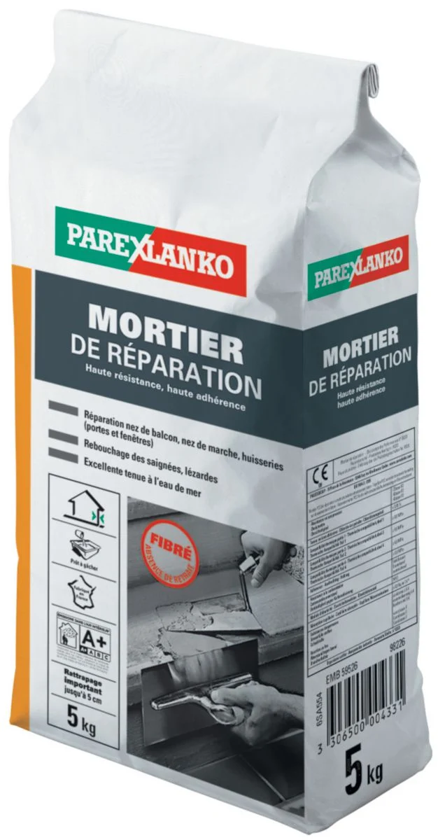 Mortier de reparation en 5kg