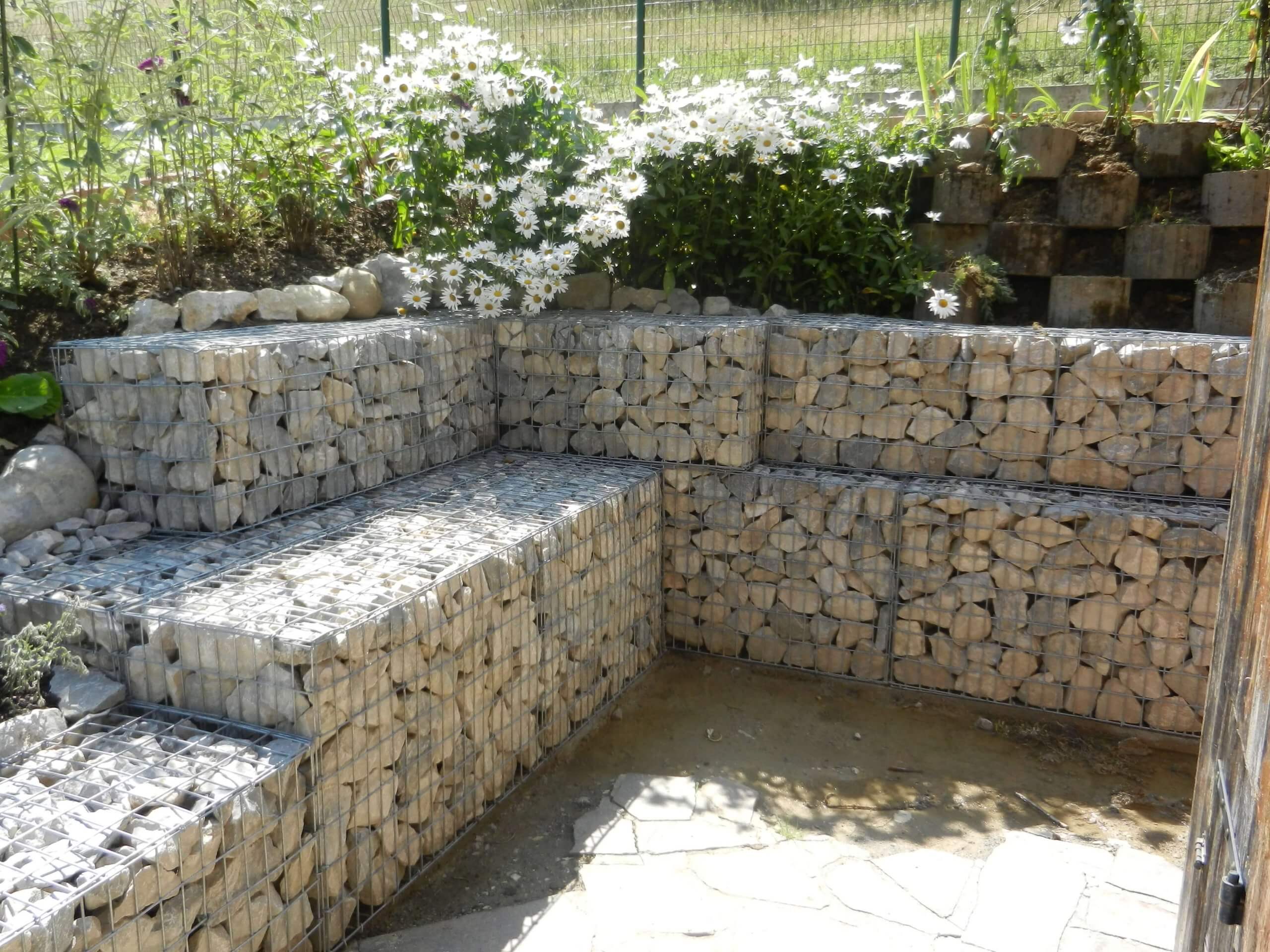 Gabion prérempli l50xl50xh50 (soit 0.125m3)