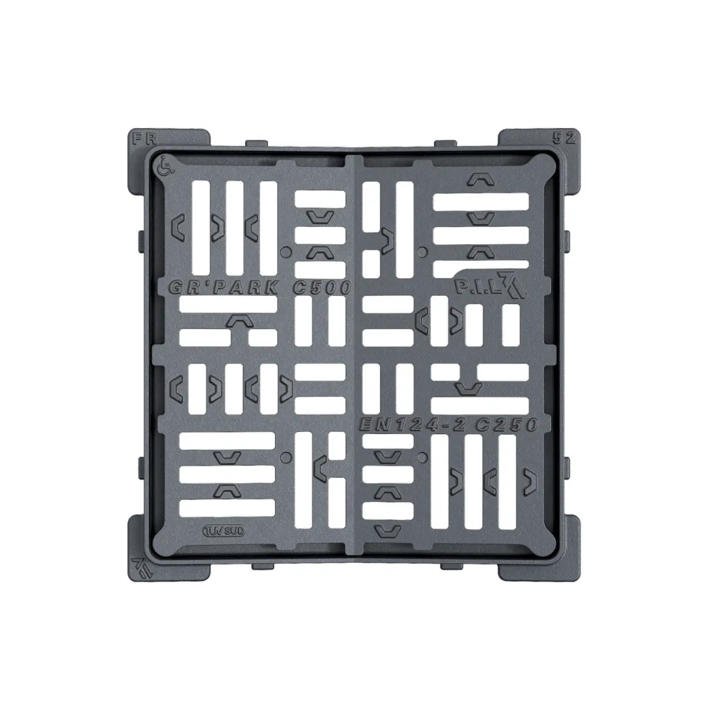 Tampon grille plate carree 80 x 80 c250