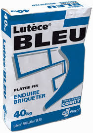 Platre lutece bleu en 25 kg