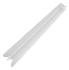 Pièce d&rsquo;angle double ext. ht 410mm blanc