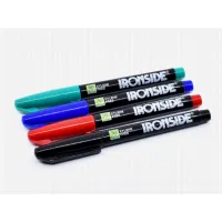 4 marqueurs ironside 5noir + 3 couleurs)