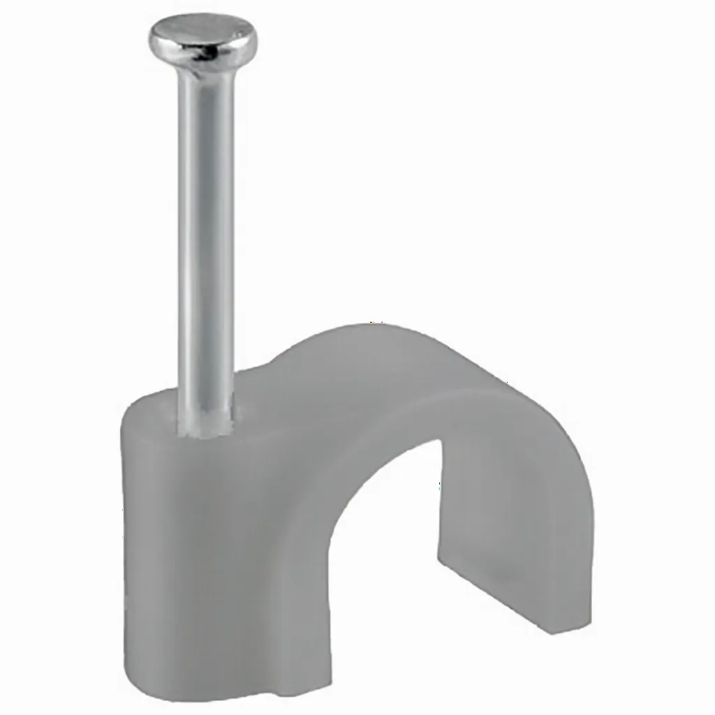 Attache fil 10mm gris