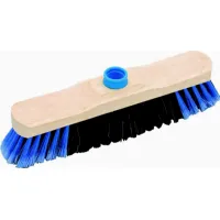 Balai droit crin/polypro soupl