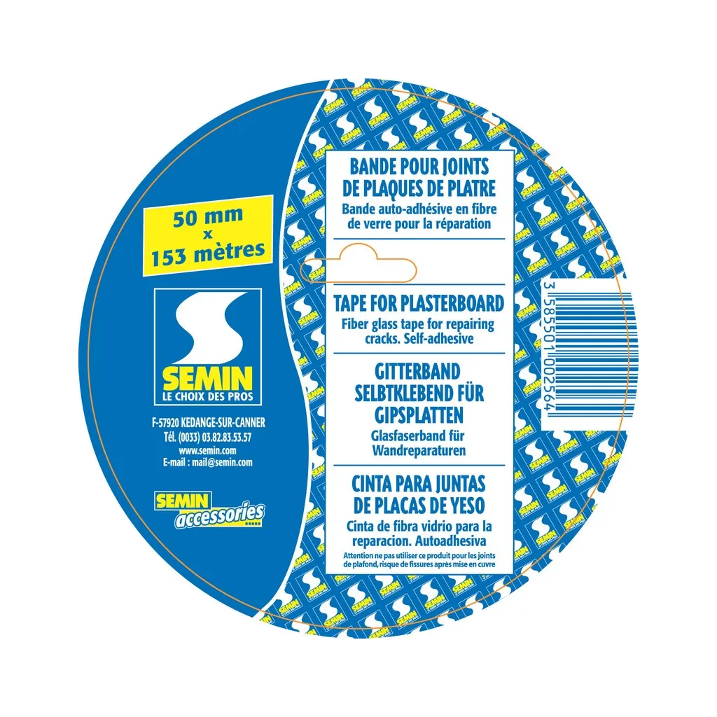 Bande à joint adhésive rlx de 150 ml