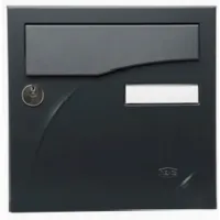 Boîte aux lettres préface 1 porte gris ant