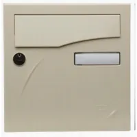 Boîte aux lettres préface 2 portes ivoire