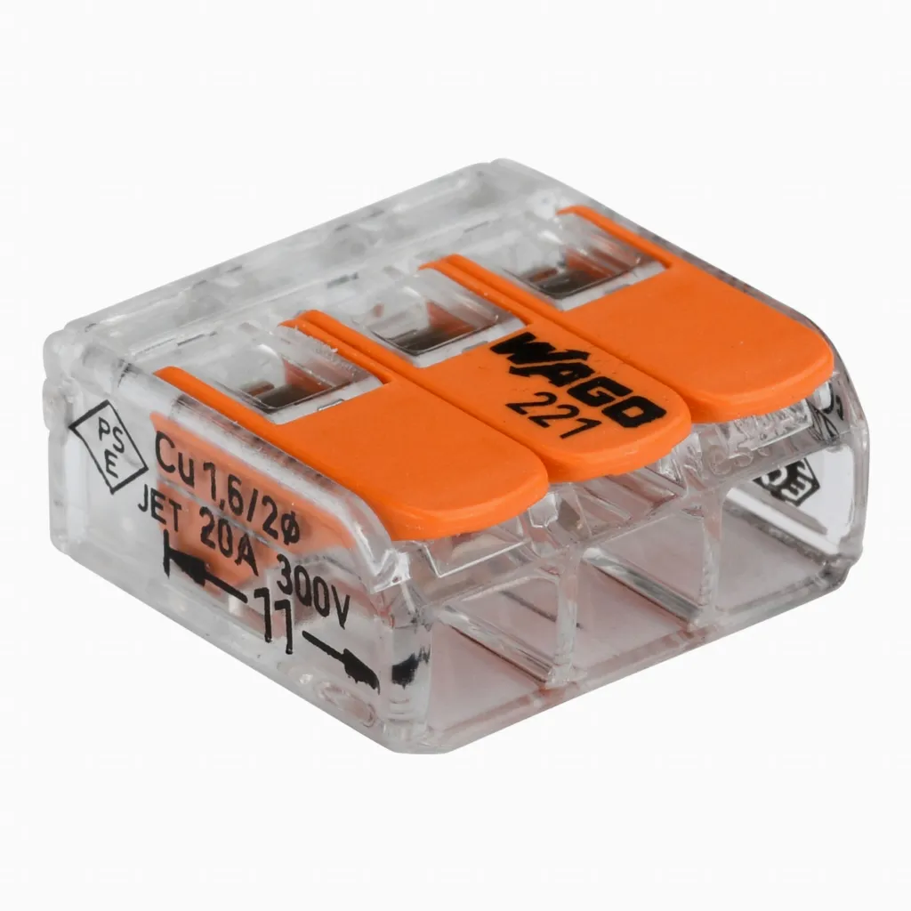 Bornes a levier compactes 3 conducteurs