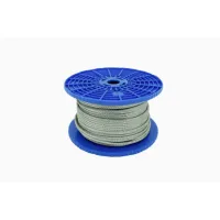 Câble âme textile gainé pvc cristal